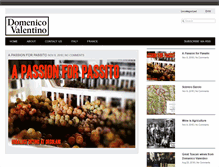 Tablet Screenshot of domenicovalentino.com